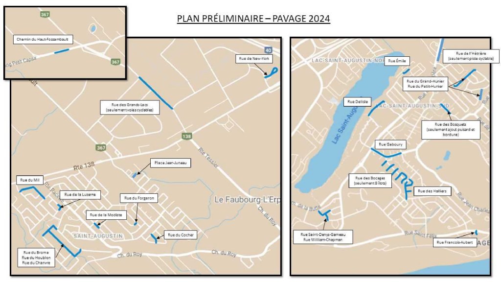 Carte pavage 2024 Saint-Augustin