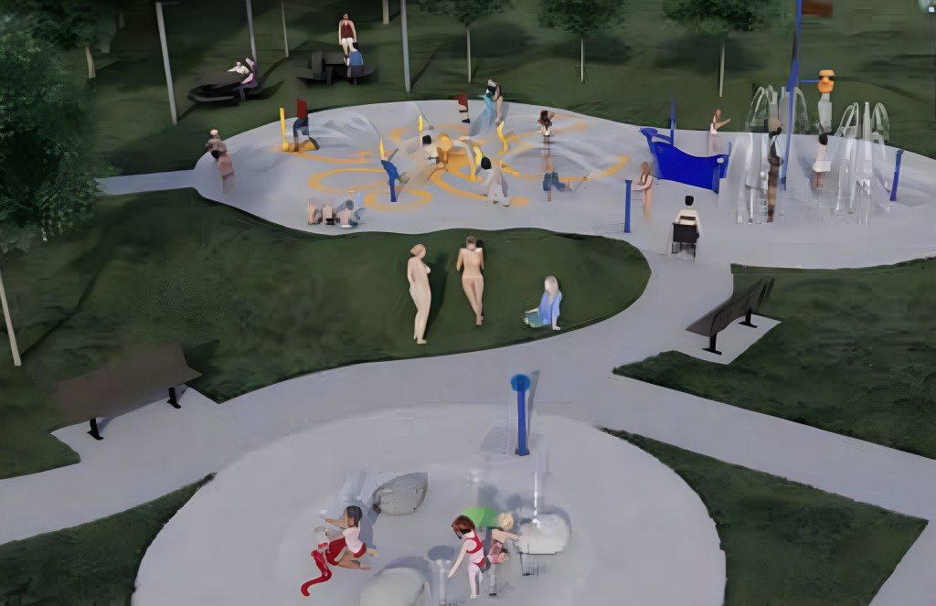 Parc Place-Portneuf - Jeux d'eau